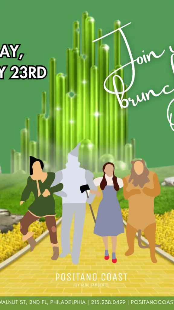 Positano Coast Theme Brunch: Wizard of Oz!