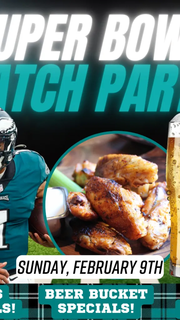 FREE ENTRY! Super Bowl Watch Party: PHILLY EAGLES  vs Chiefs @ Kick Axe!