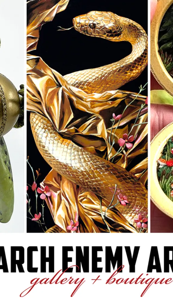 Works on view First Friday, June 6th