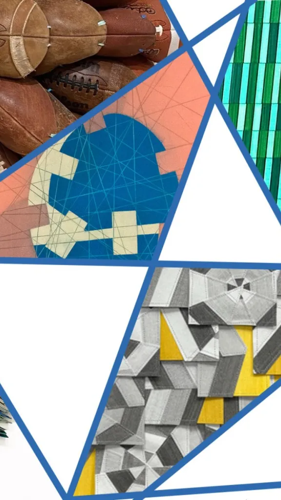 Details from each of the six gallery- represented artists