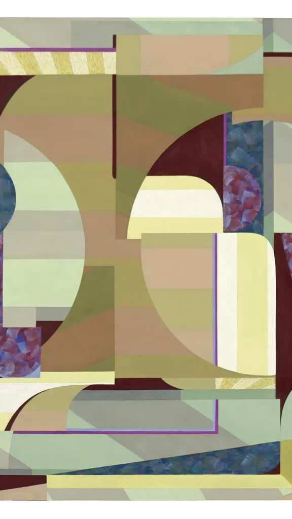 "Tull", 24 x 30 inches / 61 x 76.2 cm, casein and clay ground on panel, 2025