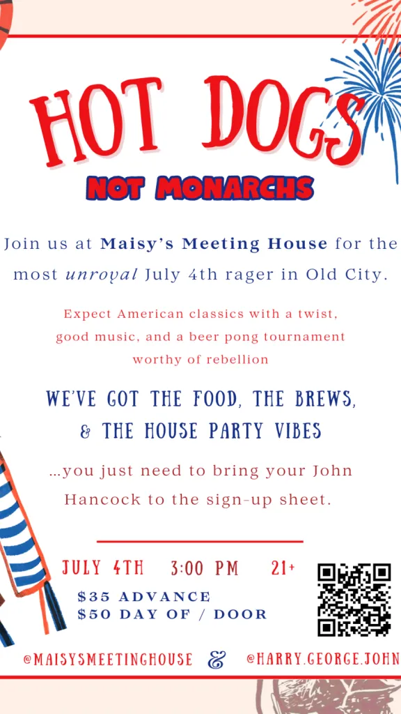 party invitation with qr code