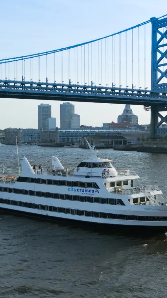 Spirit of Philadelphia vessel and bridge