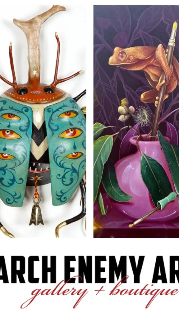 Sneak Peak of artwork for First Friday September 5th @ Arch Enemy Arts