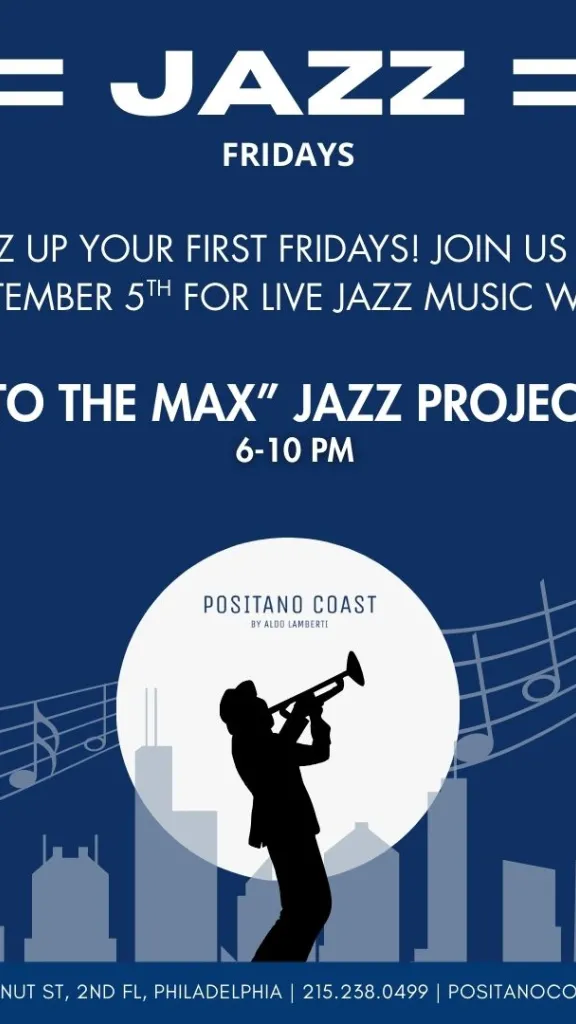 Live Jazz Music - First Fridays at Positano Coast