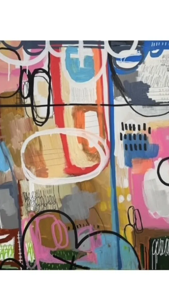 Oil, Acrylic, Pencil on Canvas 