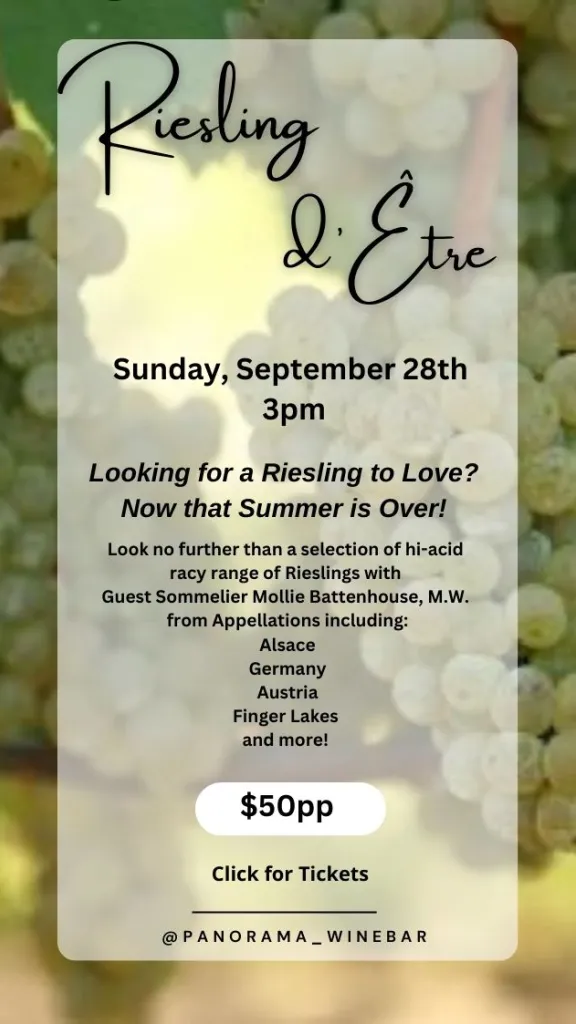 wine class at panorama