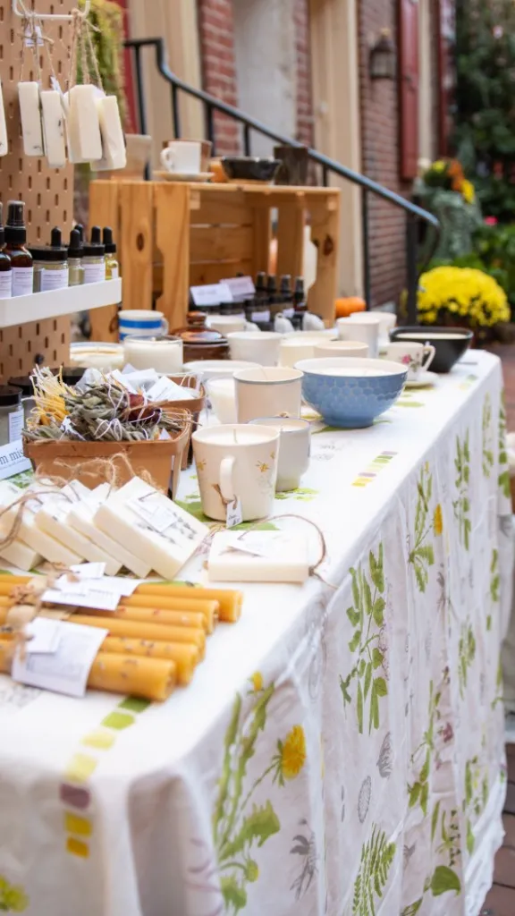 View of Elfreths Alley in the fall.