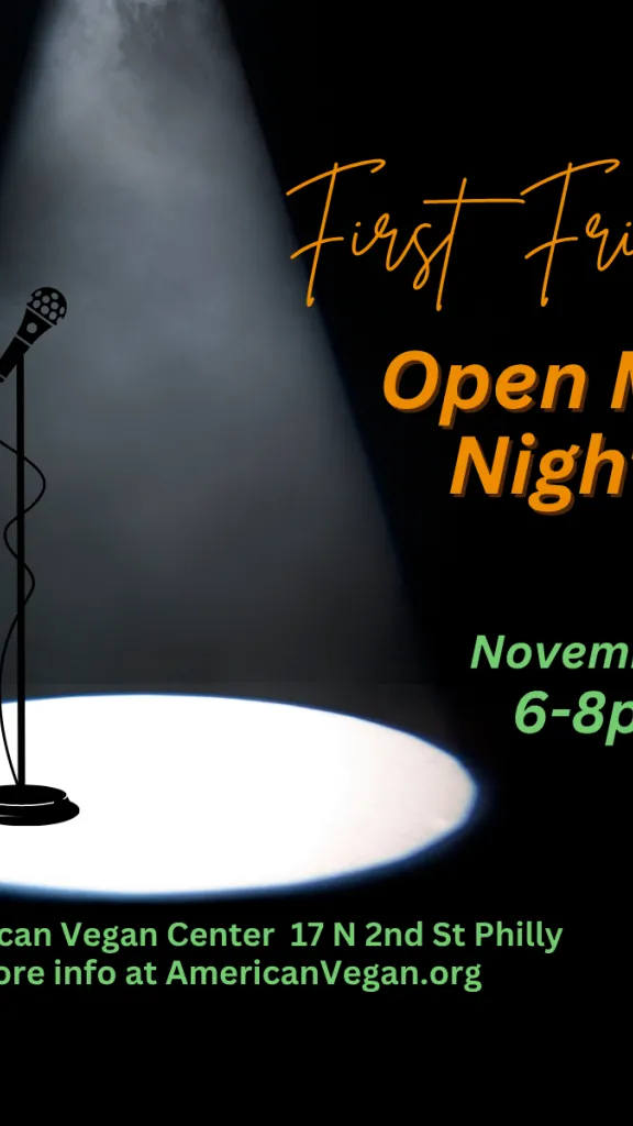 Poetry/Open Mic Night at American Vegan Center