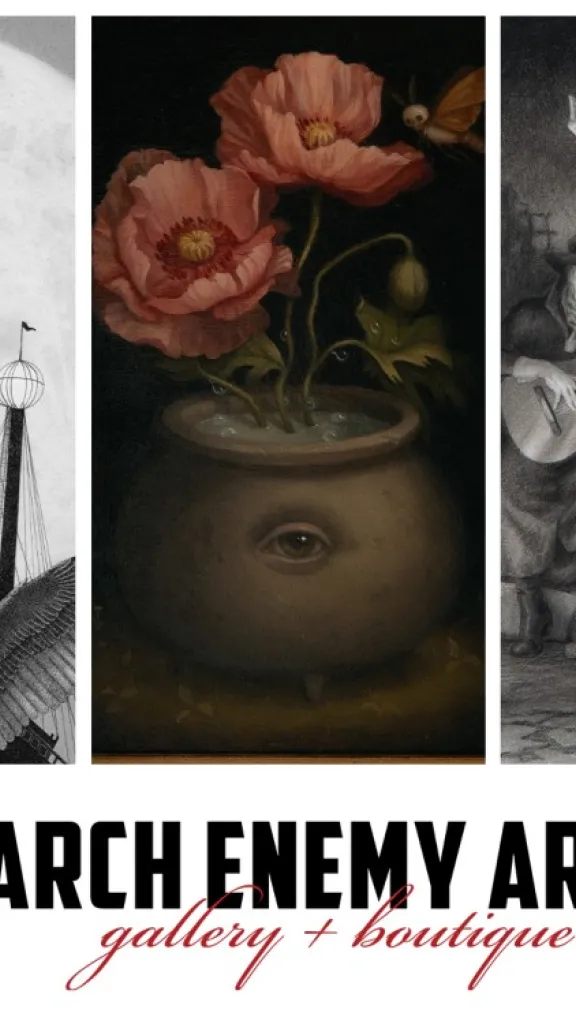 Preview of works on view Friday, November 7th at Arch Enemy Arts