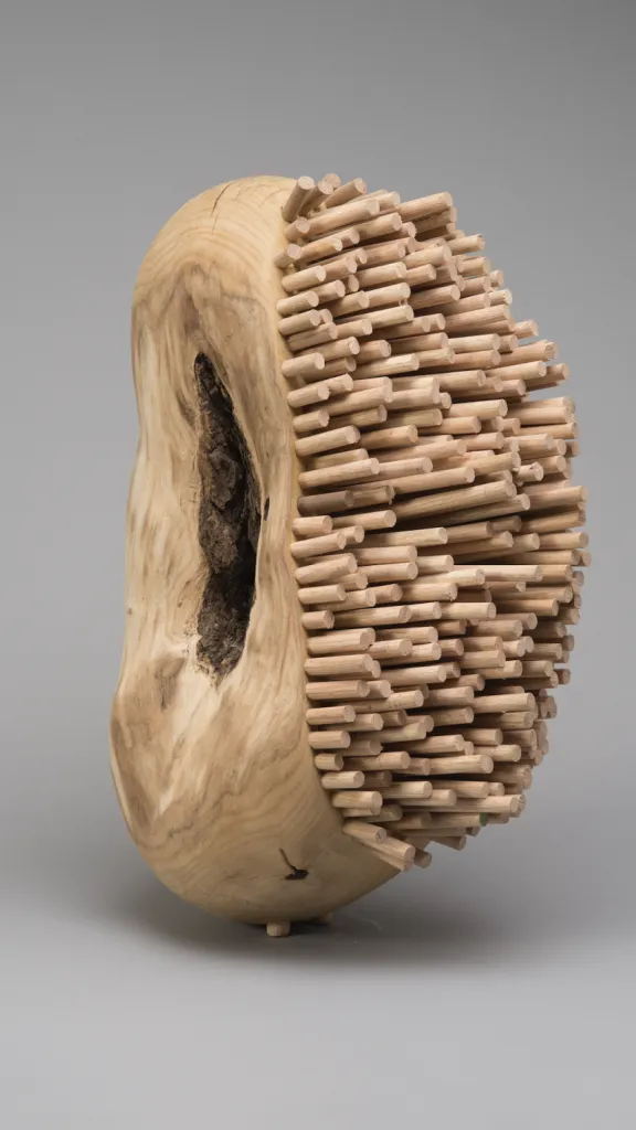 Art piece made out of wood