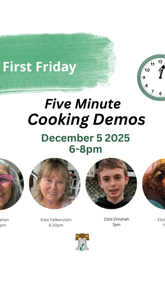 Five Minute Cooking Demos at the AVC