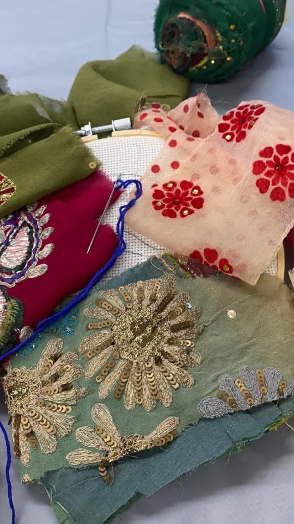 Recycled and heirloom fabrics 