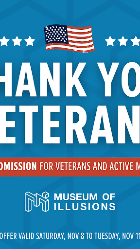 Thank You Veterans! Free Admission for Veterans and Active Military