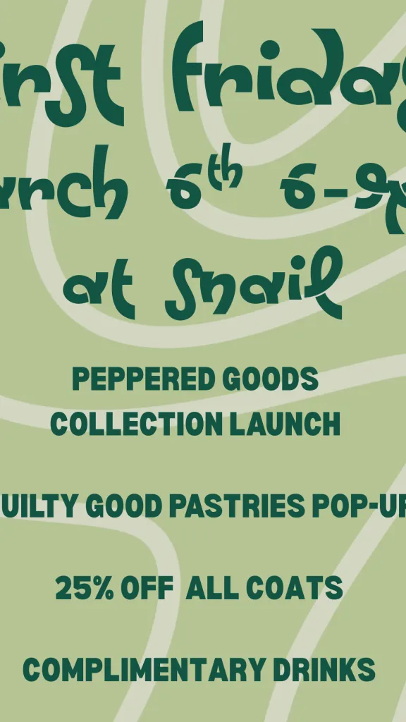 March First Friday Flyer