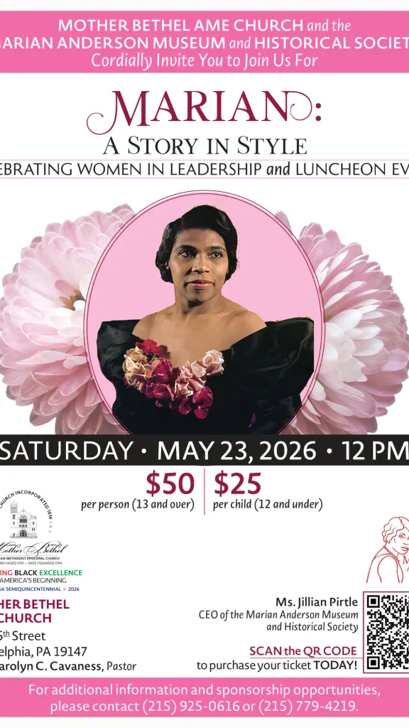 Join us for an elegant luncheon event honoring the legacy, grace, and impact of Marian Anderson while celebrating the power of women who lead with purpose and vision.