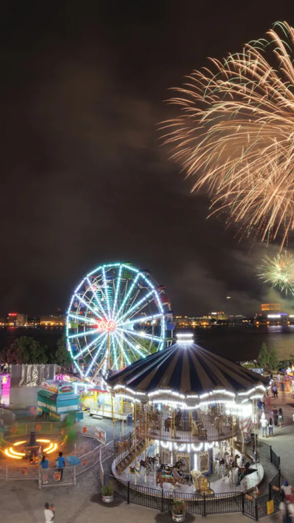 Fireworks over the Delaware River