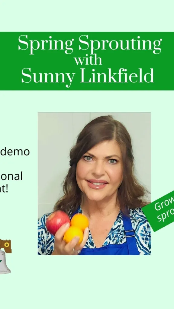 Spring Sprouting with Sunny Linkfield June 6 at 2 pm