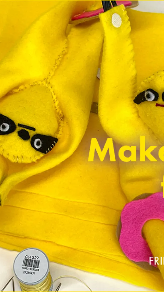 Make your own fabric sloth - P.W. Pritchett workshop - no sewing experience needed July 11