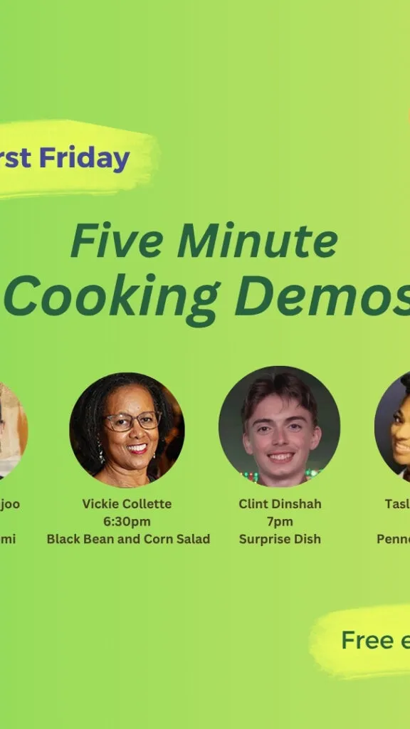 Five Minute Cooking Demos at the AVC