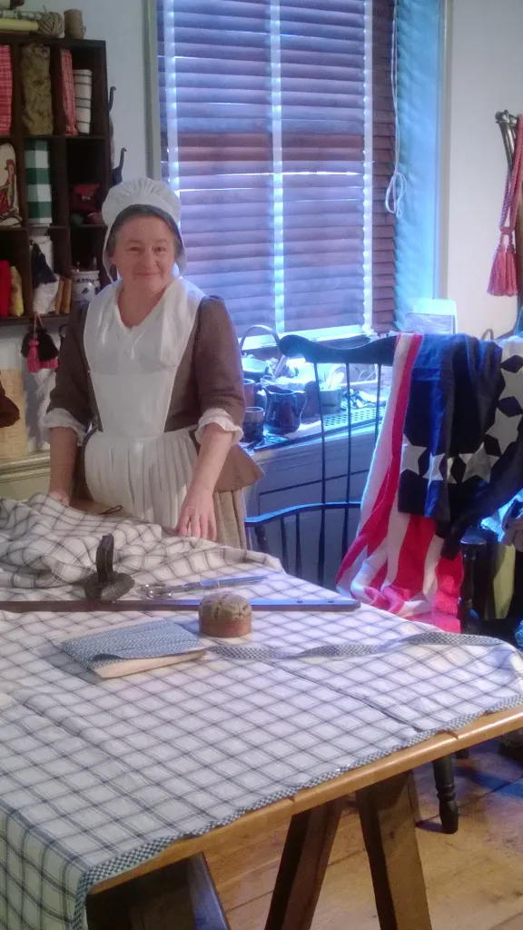 Betsy's work as an upholsterer was just one of many jobs performed by women during Coloial times.