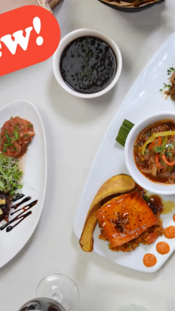 Tasting plate with three entrees and tasting plate with three appetizers that are featured on the Eat 250 Menu