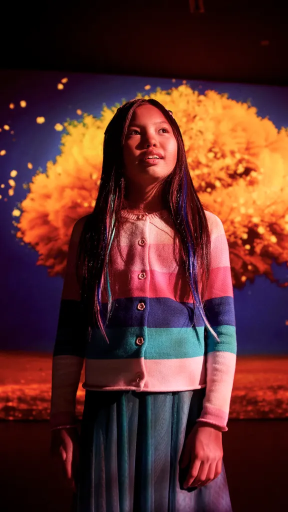 Colors of Creation at The Weitzman Museum, an Interactive theatre filled with motion, play, and wonder! Come play for FREE until October 4th, located on Independence Mall! 