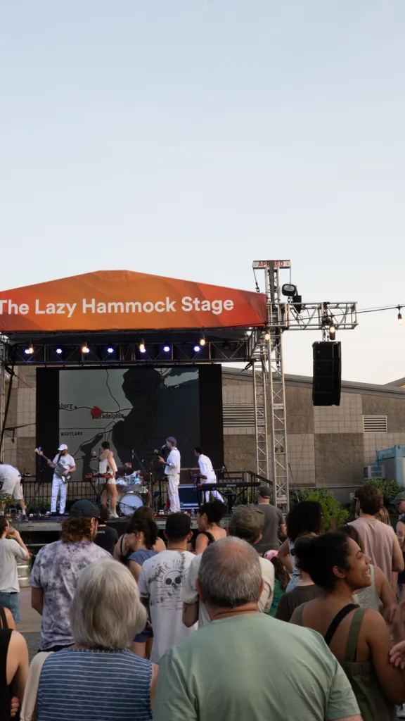Show at The Lazy Hammock Stage at Spruce Street Harbor Park