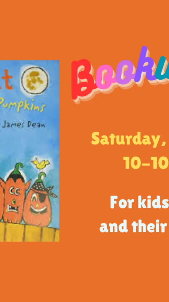 Cover art of Pete the Cat Five Little Pumpkins by James Dean and Bookworms class information.