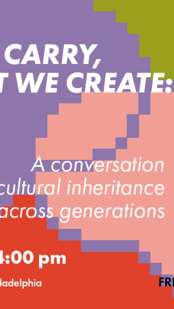 A conversation about cultural inheritance across generations, November 14