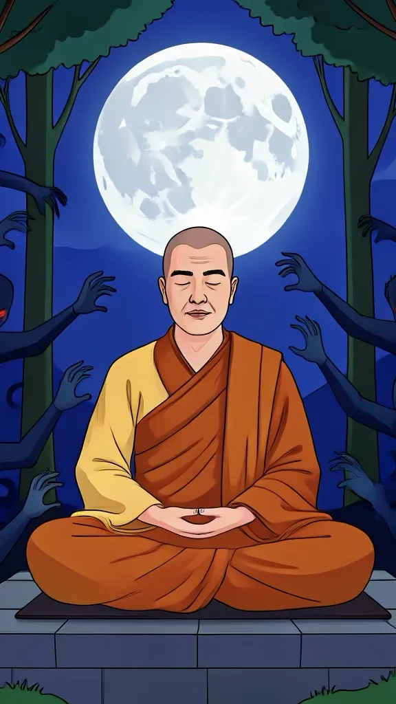 Buddha meditating 