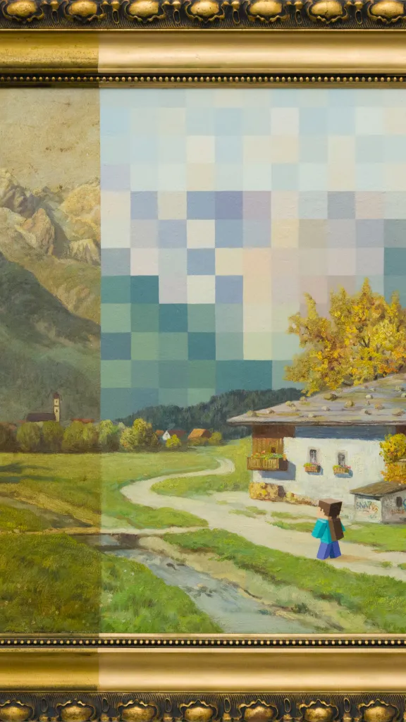Reimagined vintage painting by André Schulze