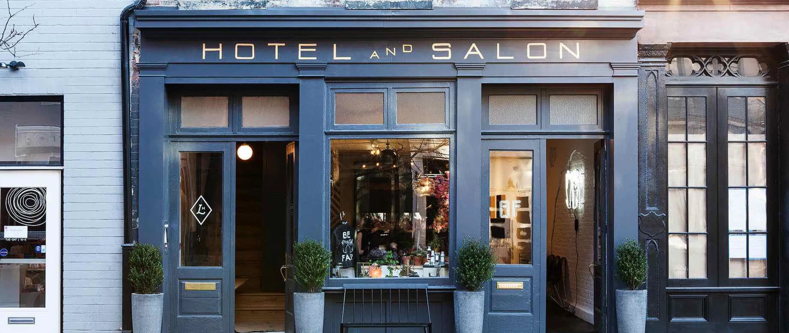 Lokal Hotel Old City storefront in historic Philadelphia