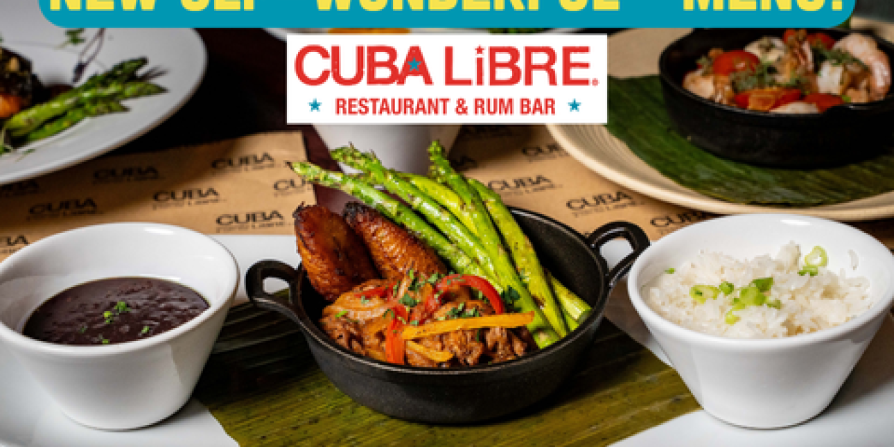 New GLP-Wonderful™ Menu at Cuba Libre | Old City District
