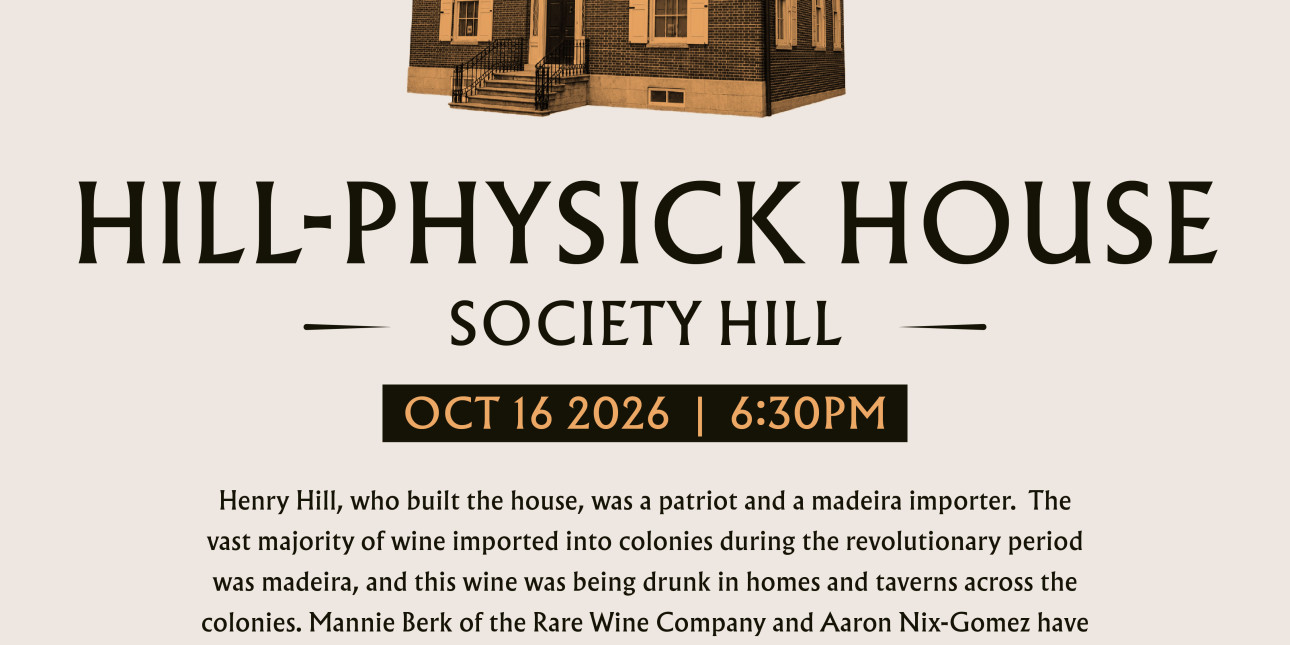 Spirits of Independence - Hill-Physick House – Madeira in Colonial America