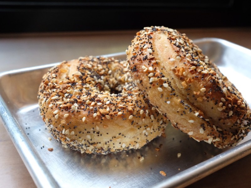 Two bagels 