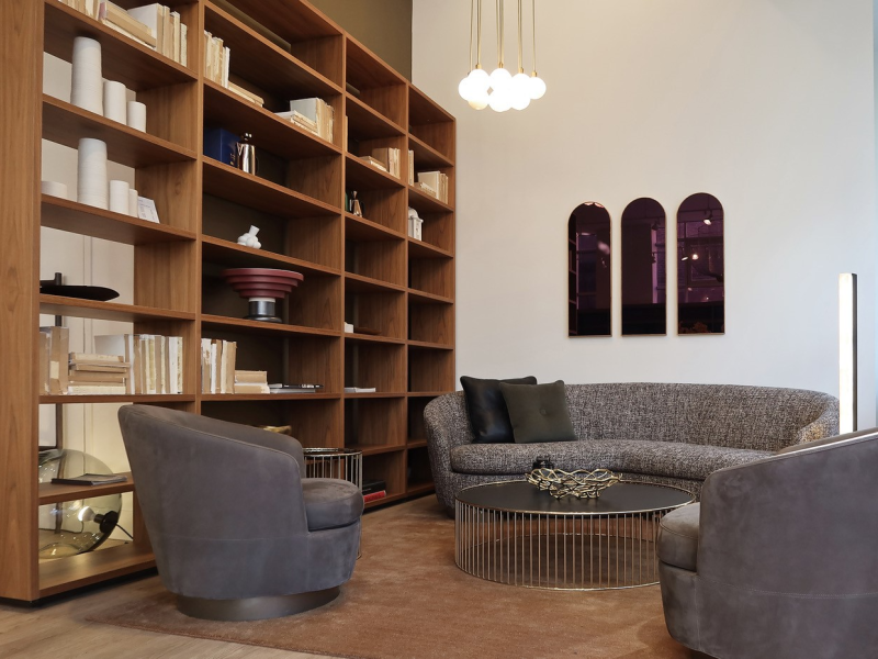 Furniture on display at Minima