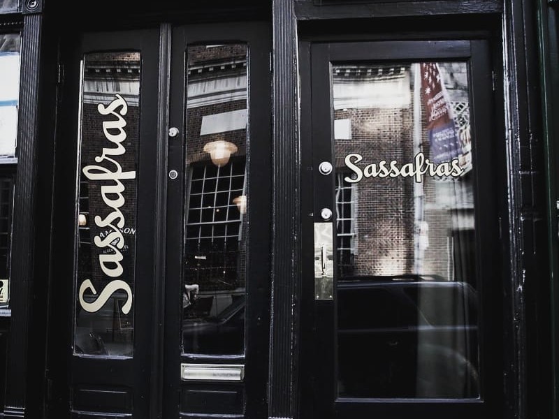Exterior of Sassafras bar