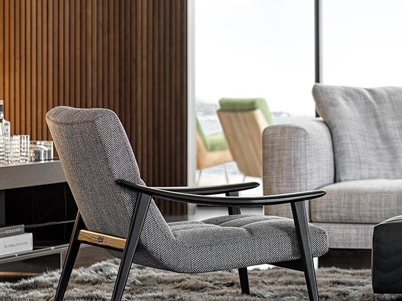 Gray furniture in living room
