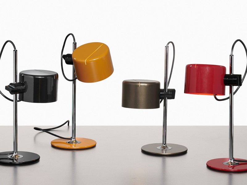 Table lamps in different colors
