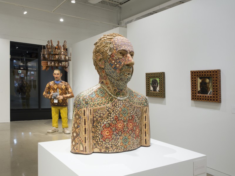 Artwork by Michael Ferris on display at The Center for Art in Wood