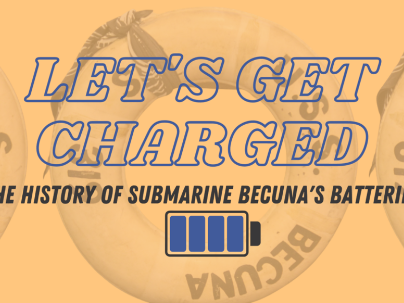 Let's Get Charged graphic with event information