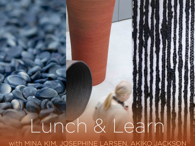 Event graphic with photo of vase