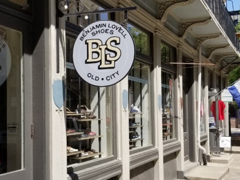 Exterior of Benjamin Lovell Shoes