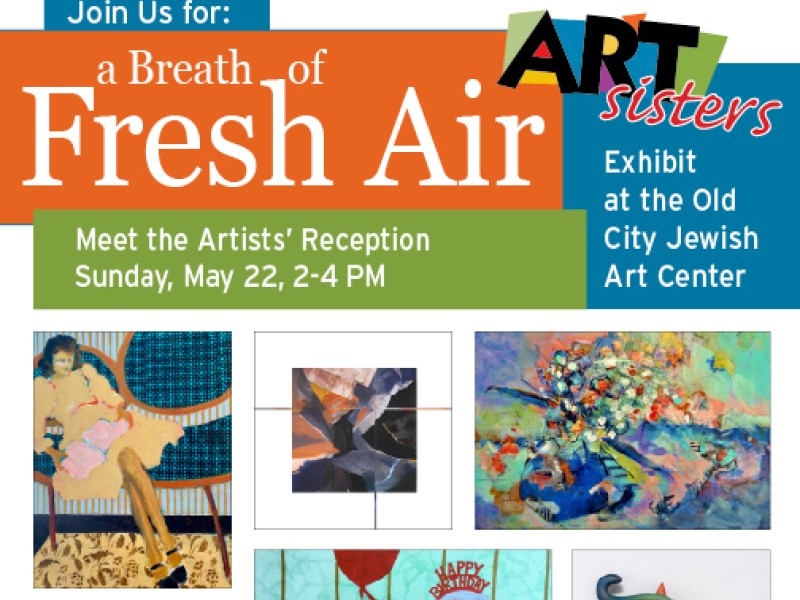 "Breath of Fresh Air" ARTsisters' Group Exhibit flyer