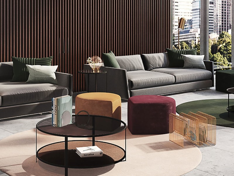 Coffee table on display