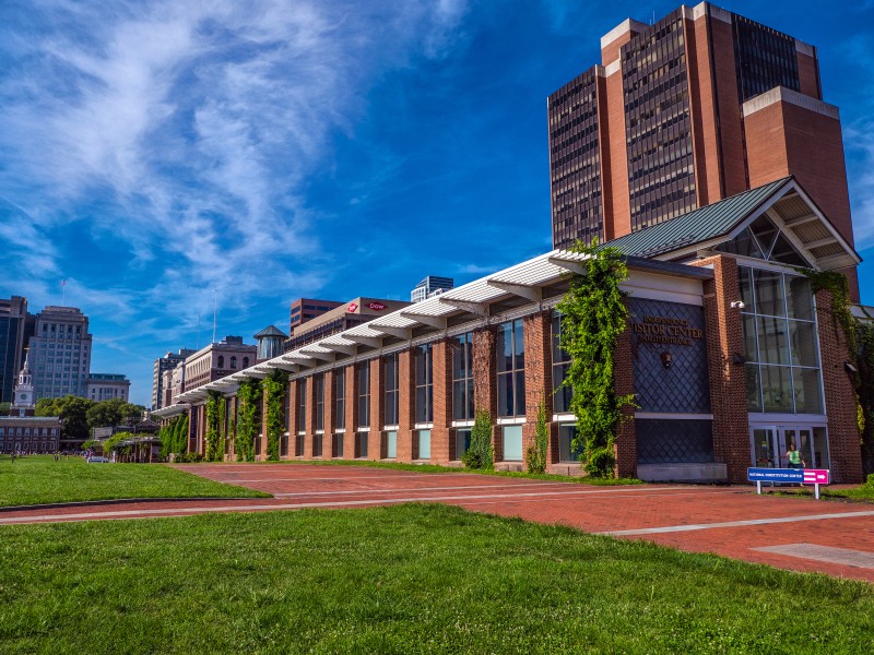 Exterior of the Independence Visitor Center