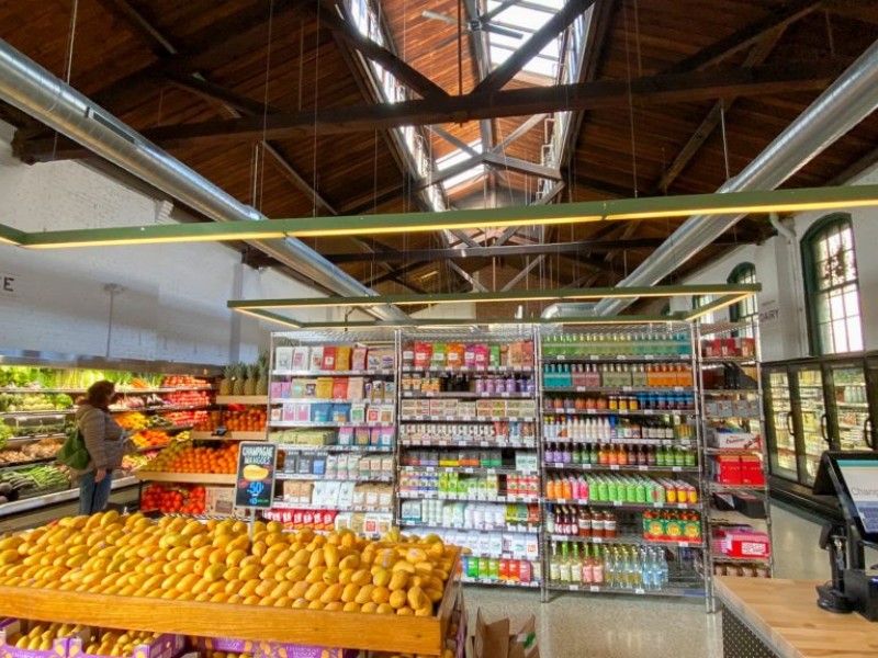 Selections of food at Riverwards Produce