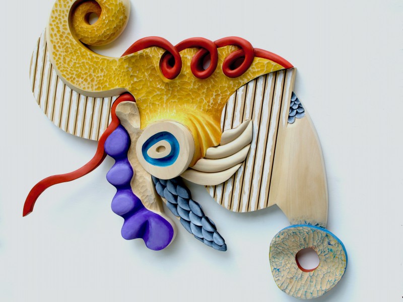 Sculpture in wood by Kathran Siegel