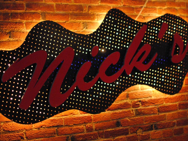 Nick's signage